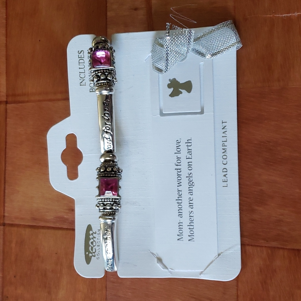 Mom Another Word For Love Stretch Bracelet